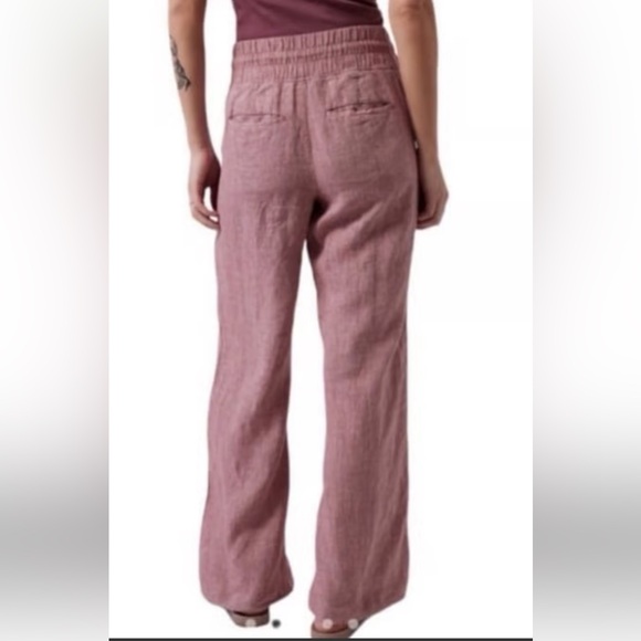 Athleta Cabo Wide Leg Linen Pants - Picture 2 of 9
